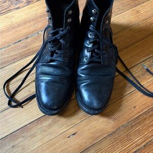 Men's Thursday Boot Company Black Leather Boots